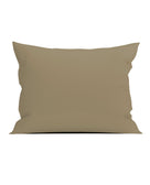 Yellow kussensloop Percale Safari Sand percale