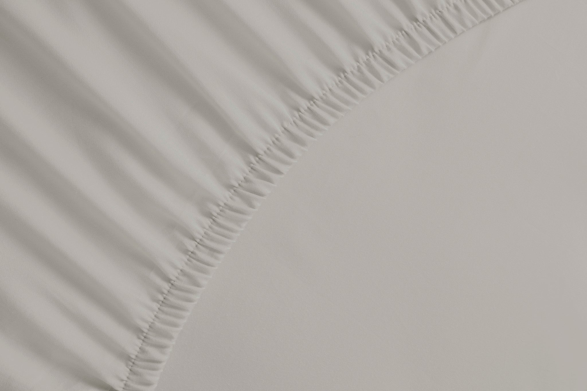 Yellow hoeslaken Percale Tender Grey katoen percale