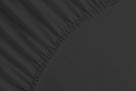 Yellow hoeslaken Percale Volcano Black katoen percale