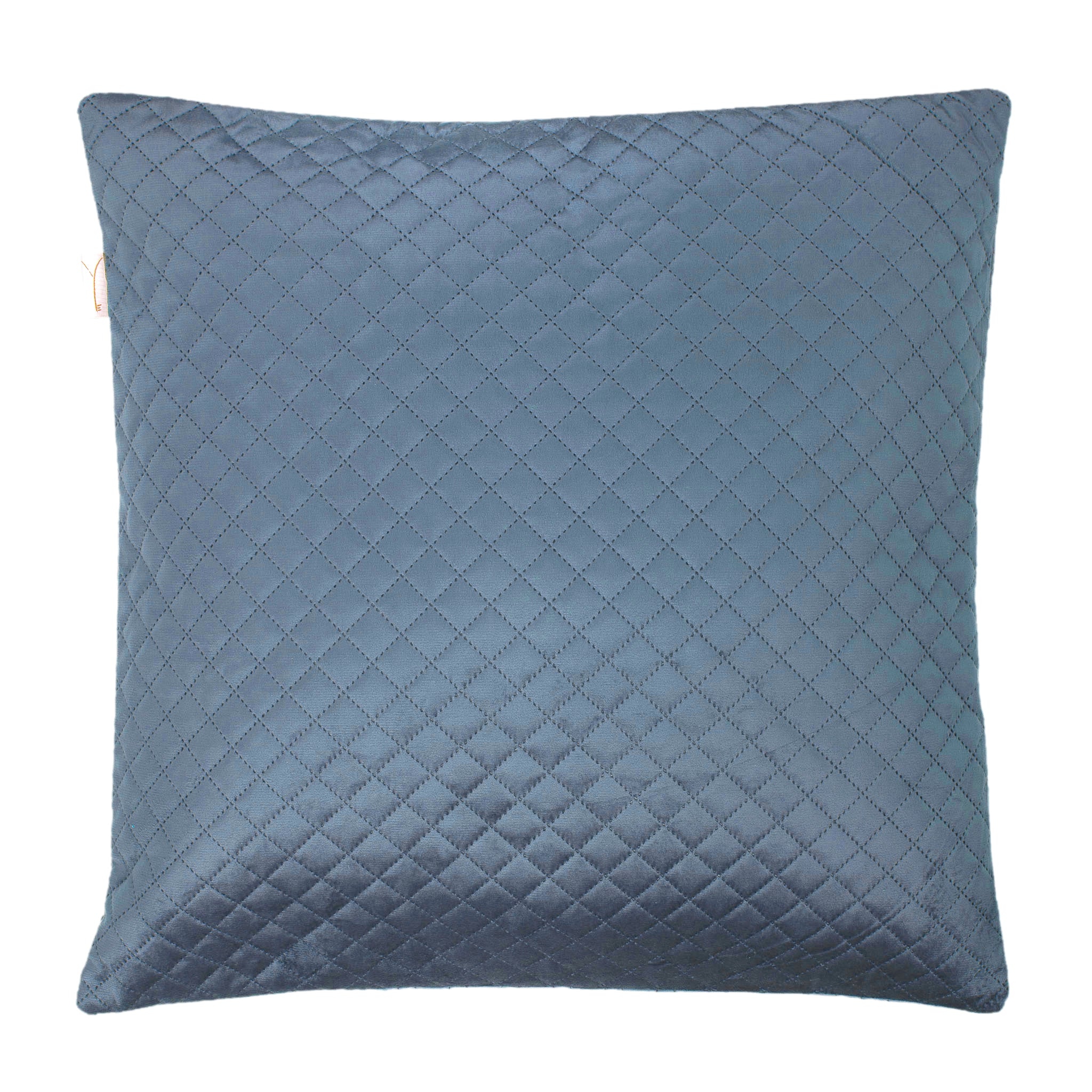 Yellow kussensloop Victoria Dusk Blue polyester