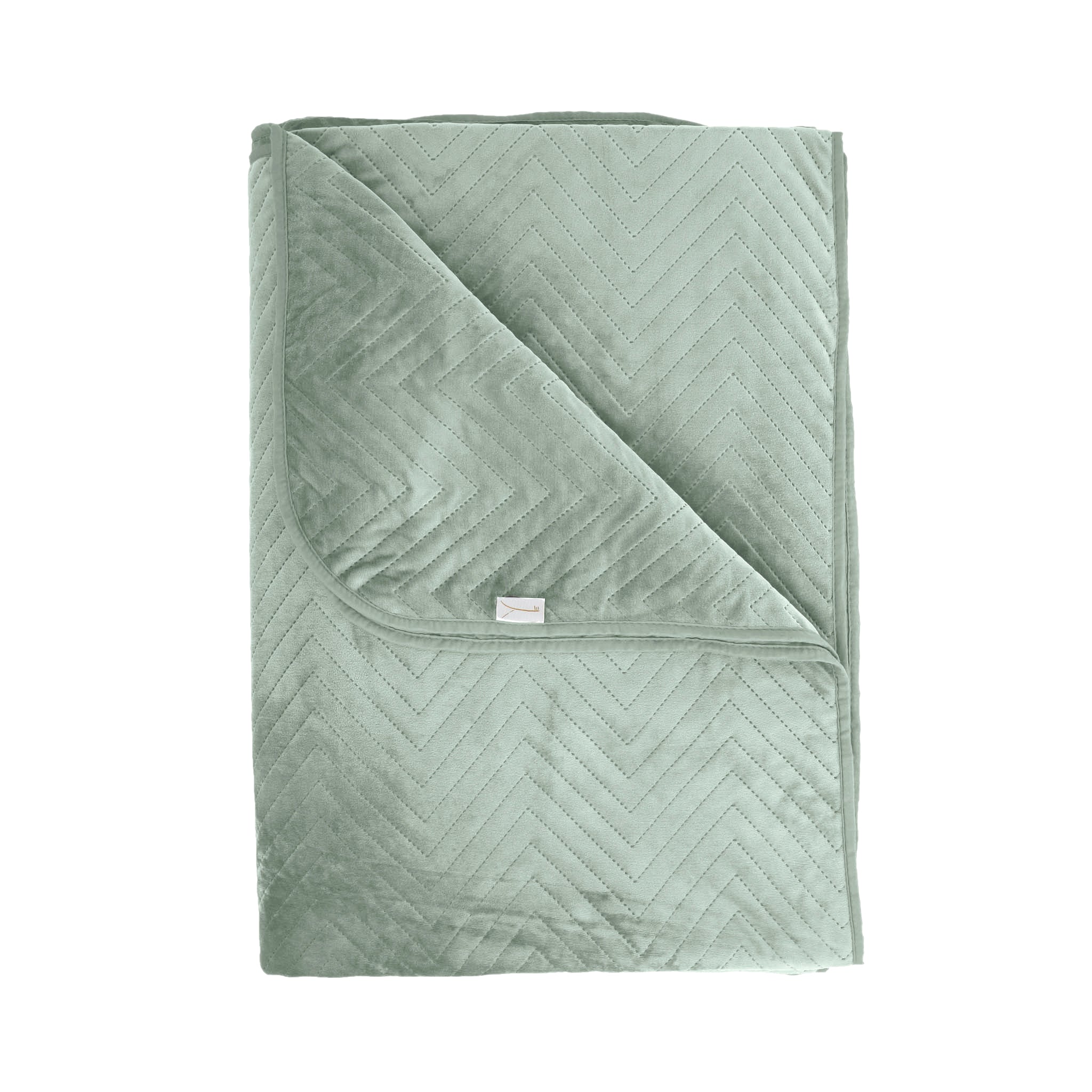 Yellow bedsprei Madeline Laurel Green polyester