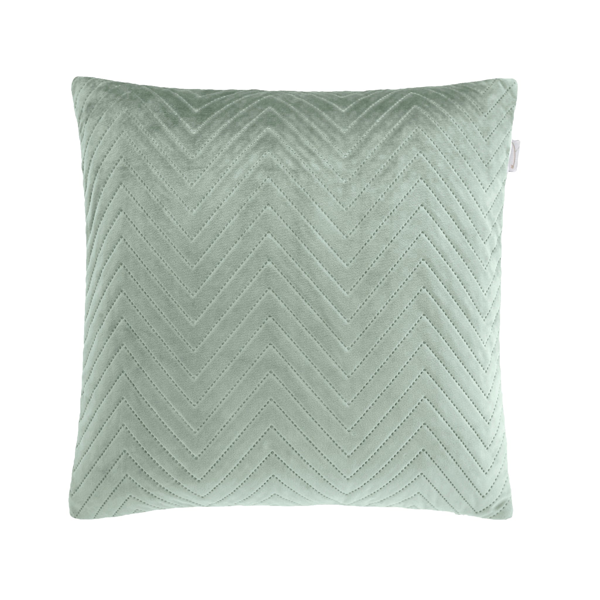 Yellow kussensloop Madeline Laurel Green polyester