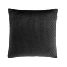 Yellow kussensloop Madeline Ink Black polyester