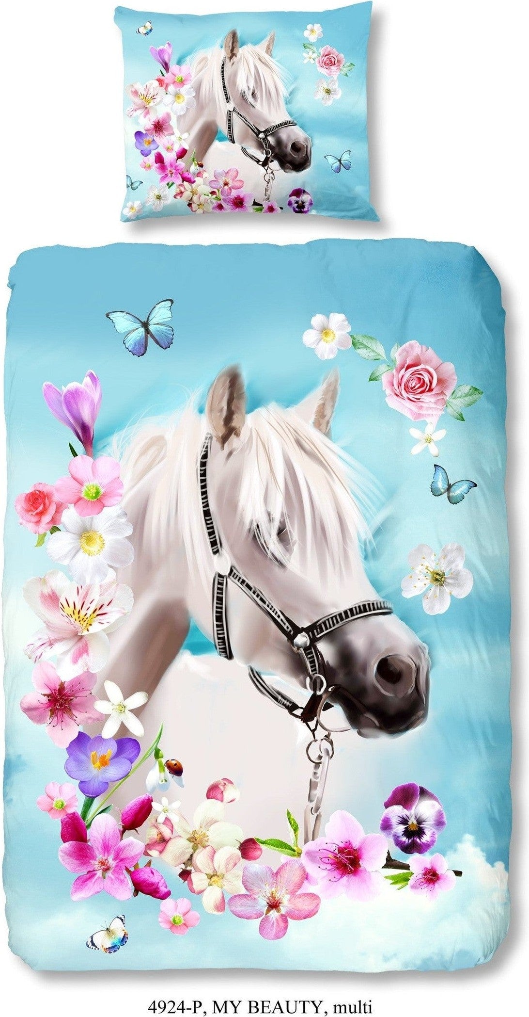 Good Morning Dekbedovertrek Katoen My Beauty Multi