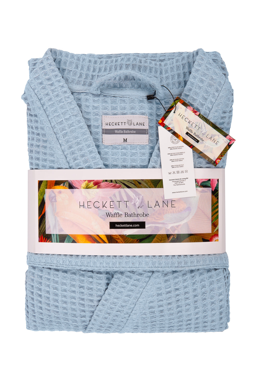 Heckettlane badjas Wafel Ice Blue