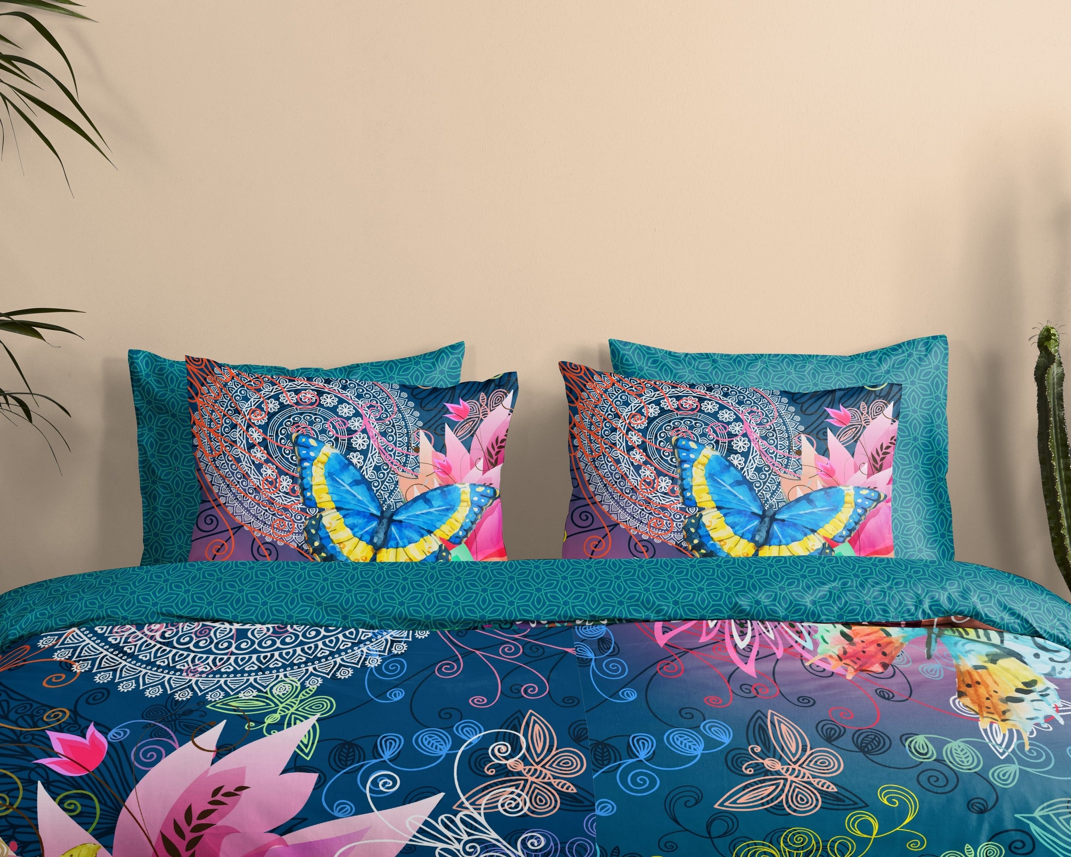 HIP Dekbedovertrek Satijn Parada - Multi