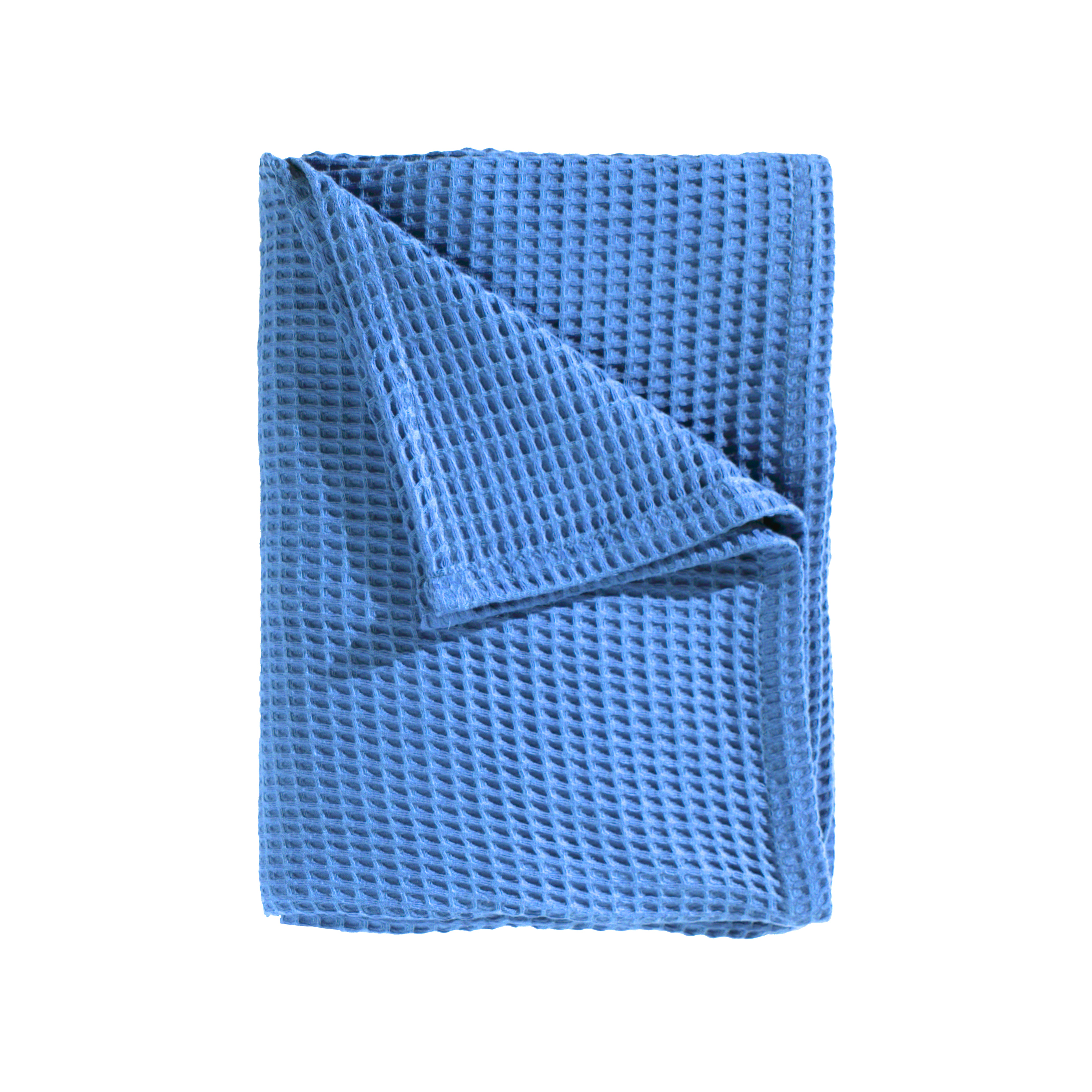 Heckettlane bedsprei Wafel Royal Blue katoen