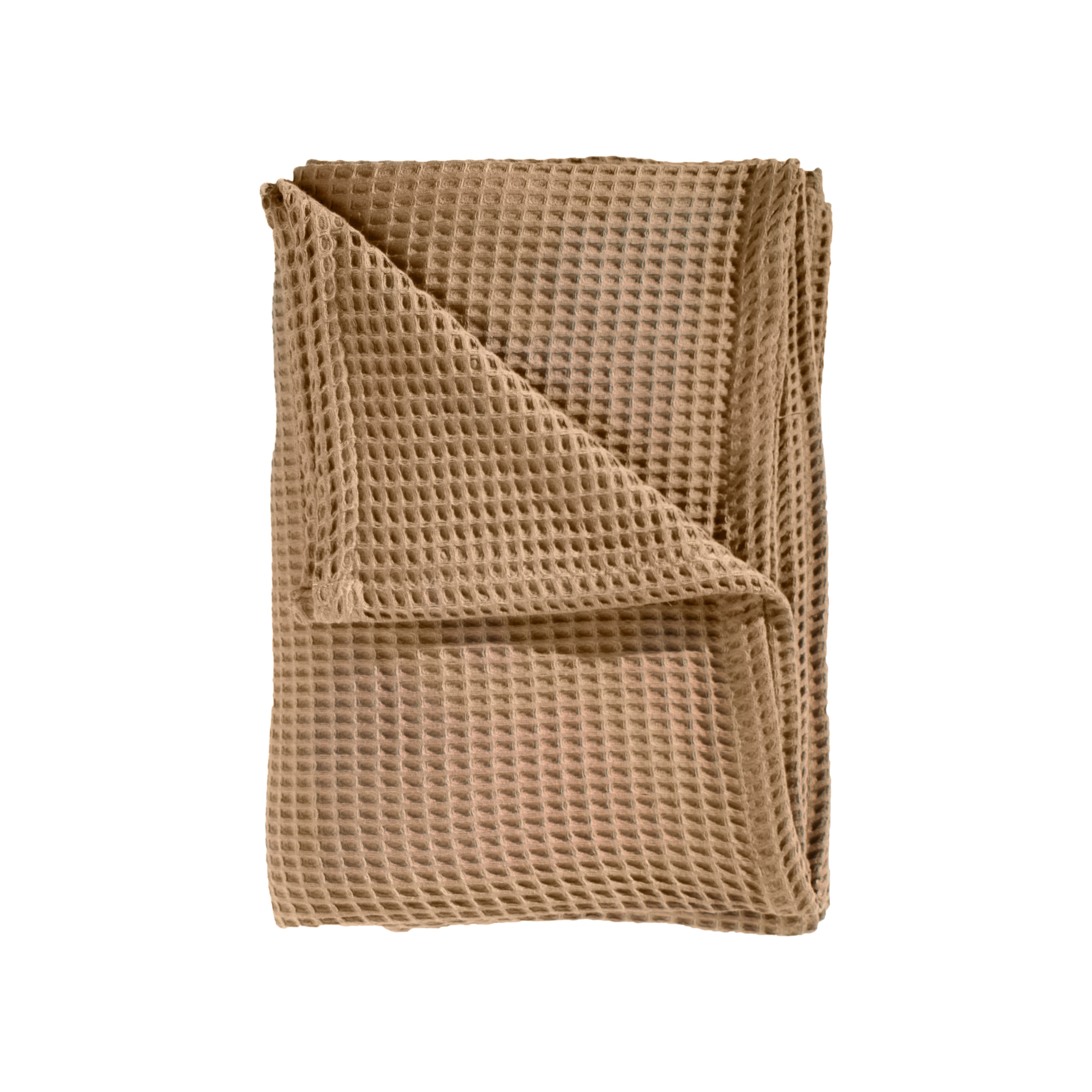 Heckettlane bedsprei Wafel Pale Khaki katoen
