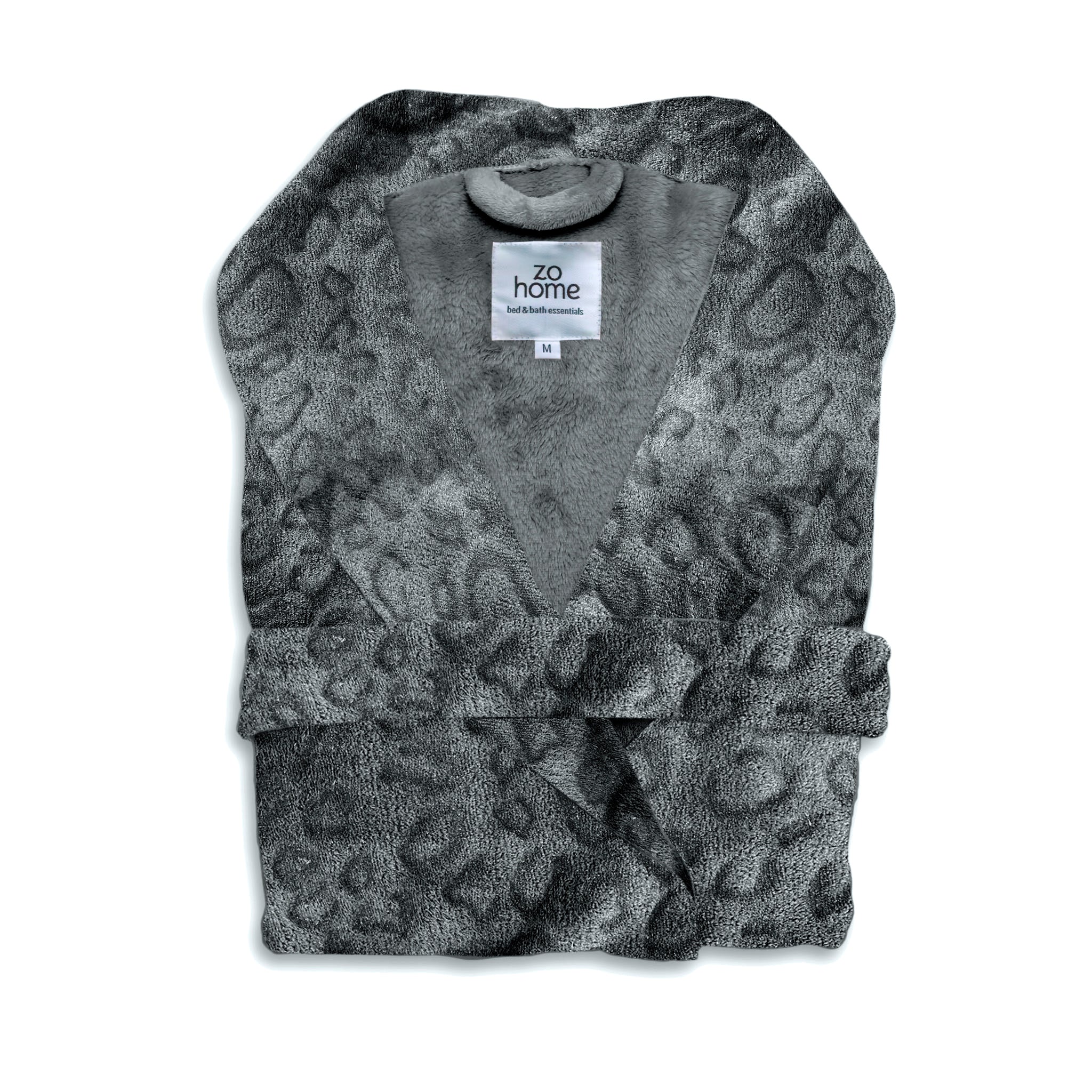 Zo Home badjas Pantera Dark Grey