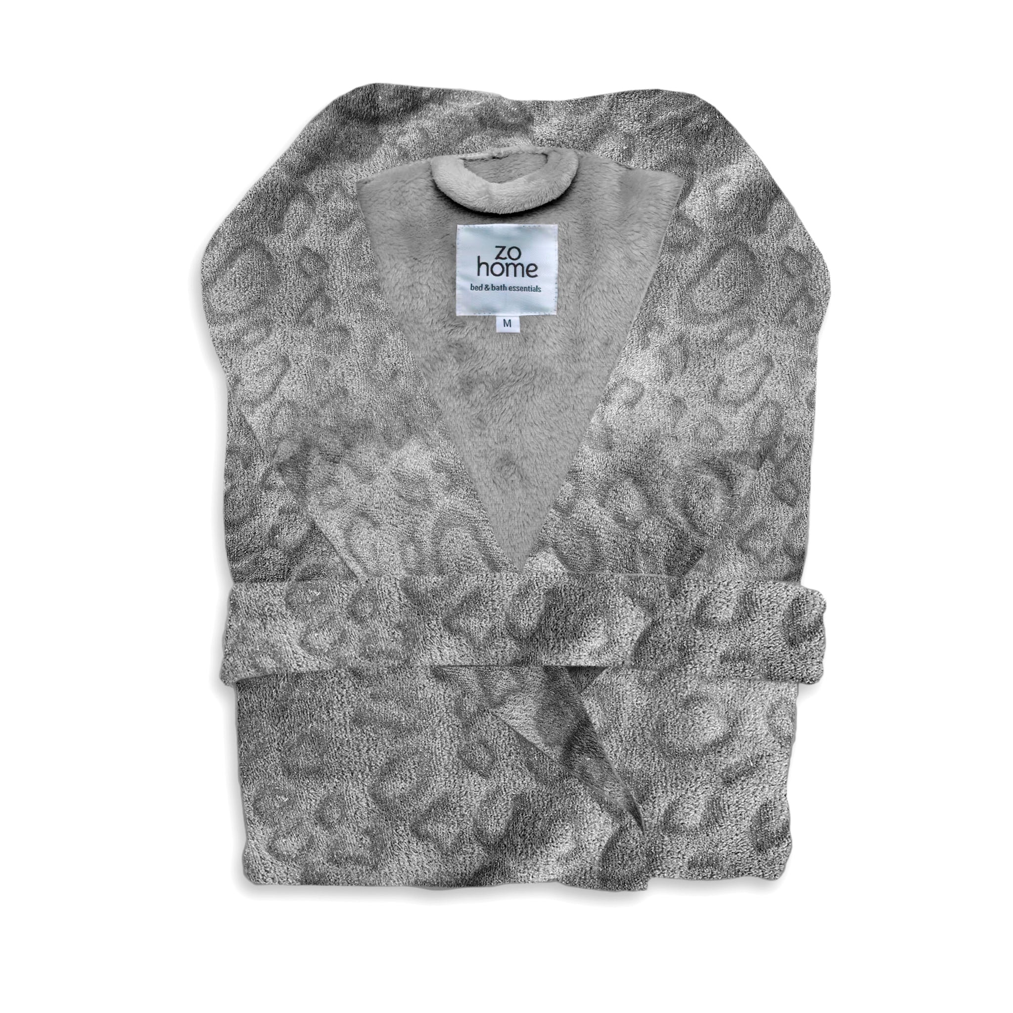 Zo Home badjas Pantera Pearl Grey