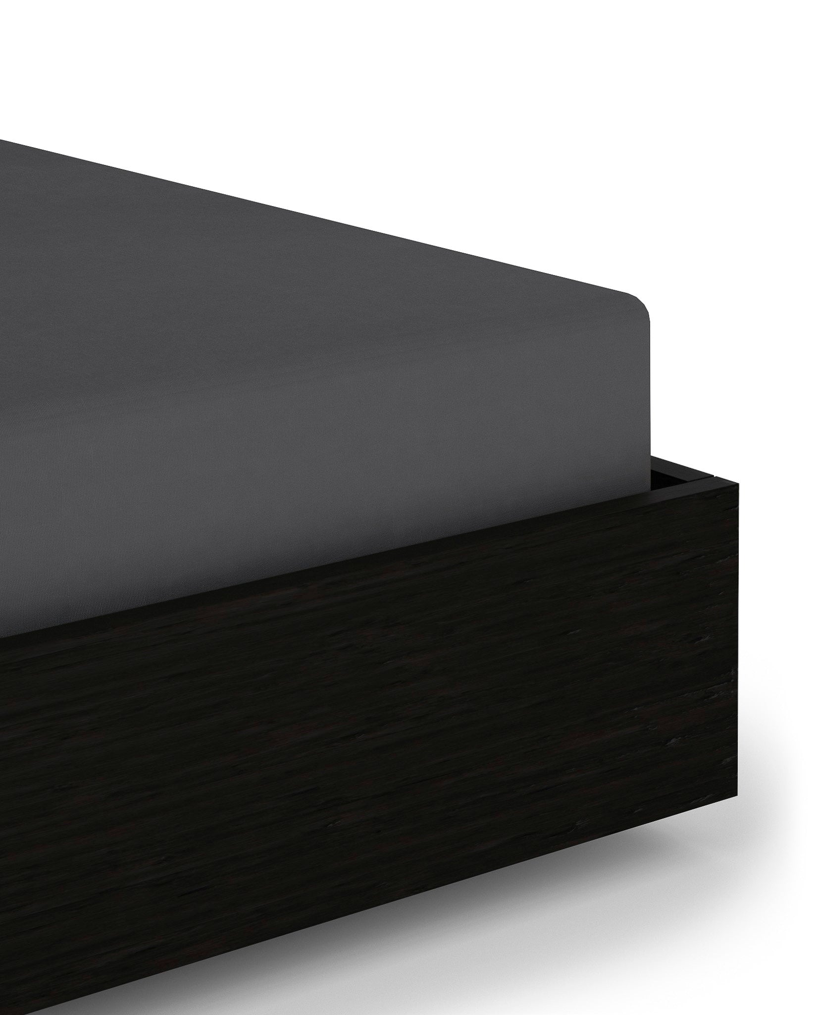 Heckettlane hoeslaken Elementi Classic Anthracite satijn