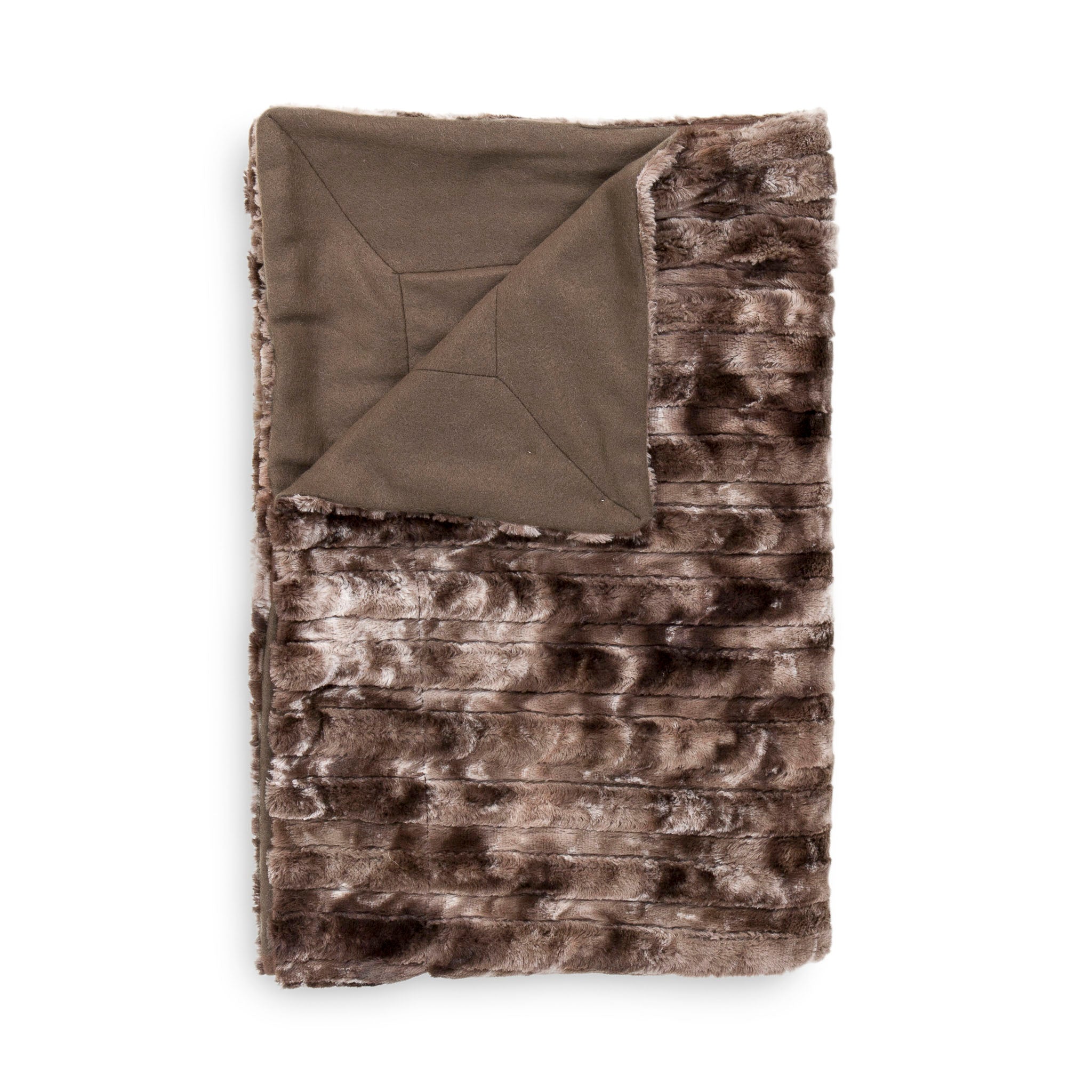 Zo Home plaid Famous Brown polyester