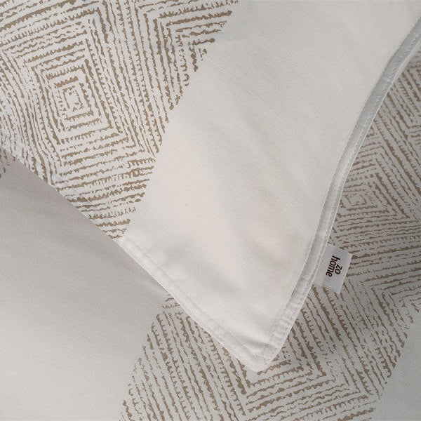 Zo Home Dekbedovertrek Satijn Tratti di Satinado Forest Sand