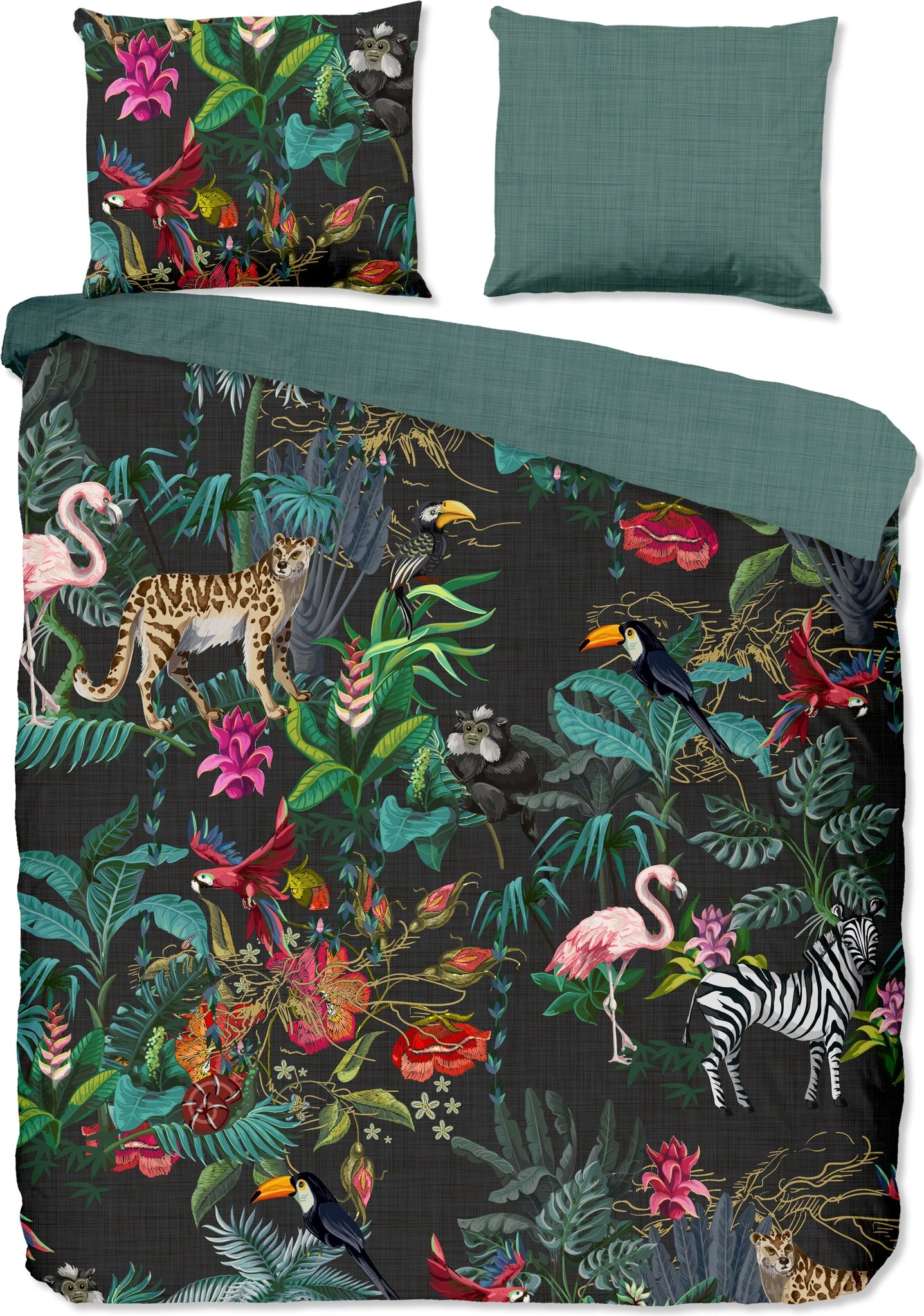 Good Morning Dekbedovertrek Katoen Funky - Multi