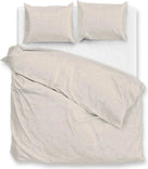Zo Home dekbedovertrek flanel Flanella di Lino Sandy beige