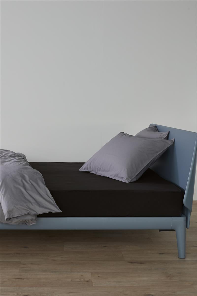 Beddinghouse split topper hoeslaken jersey zwart