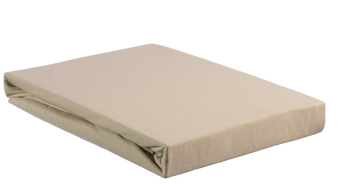 Beddinghouse split topper hoeslaken jersey zand