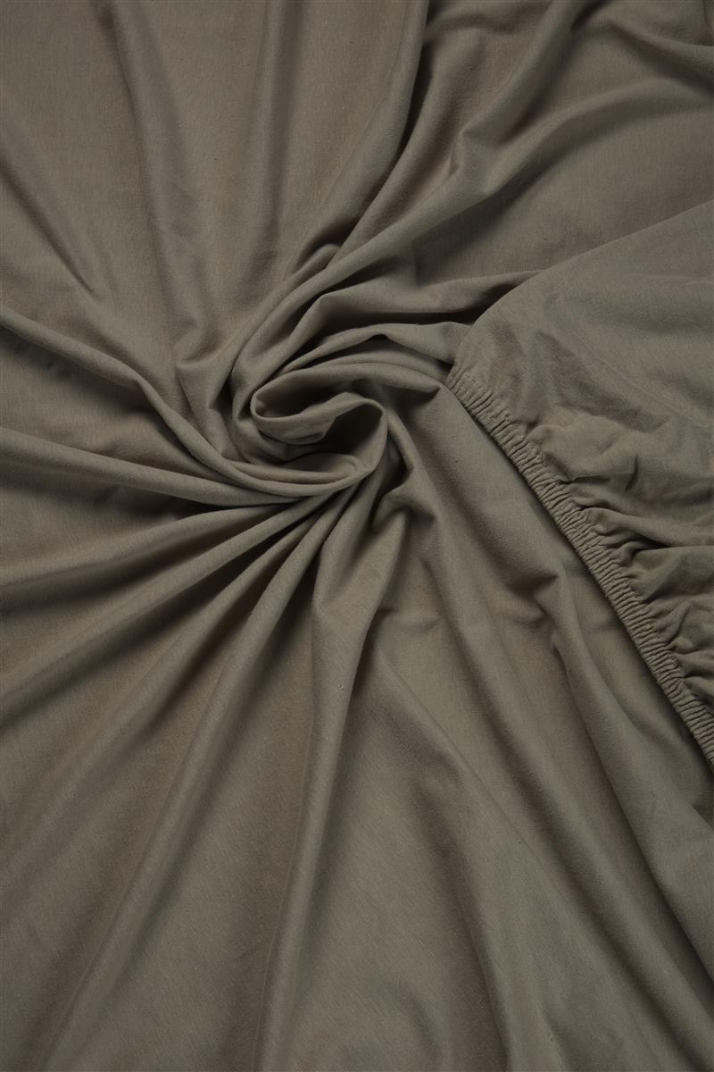 Beddinghouse split topper hoeslaken jersey taupe