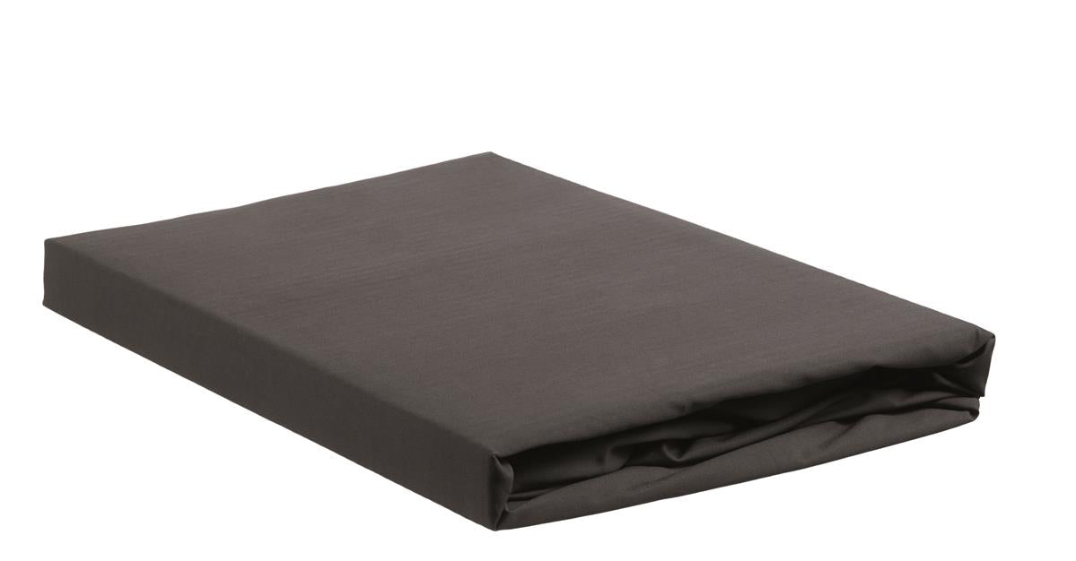 Beddinghouse topper hoeslaken katoen percale antraciet