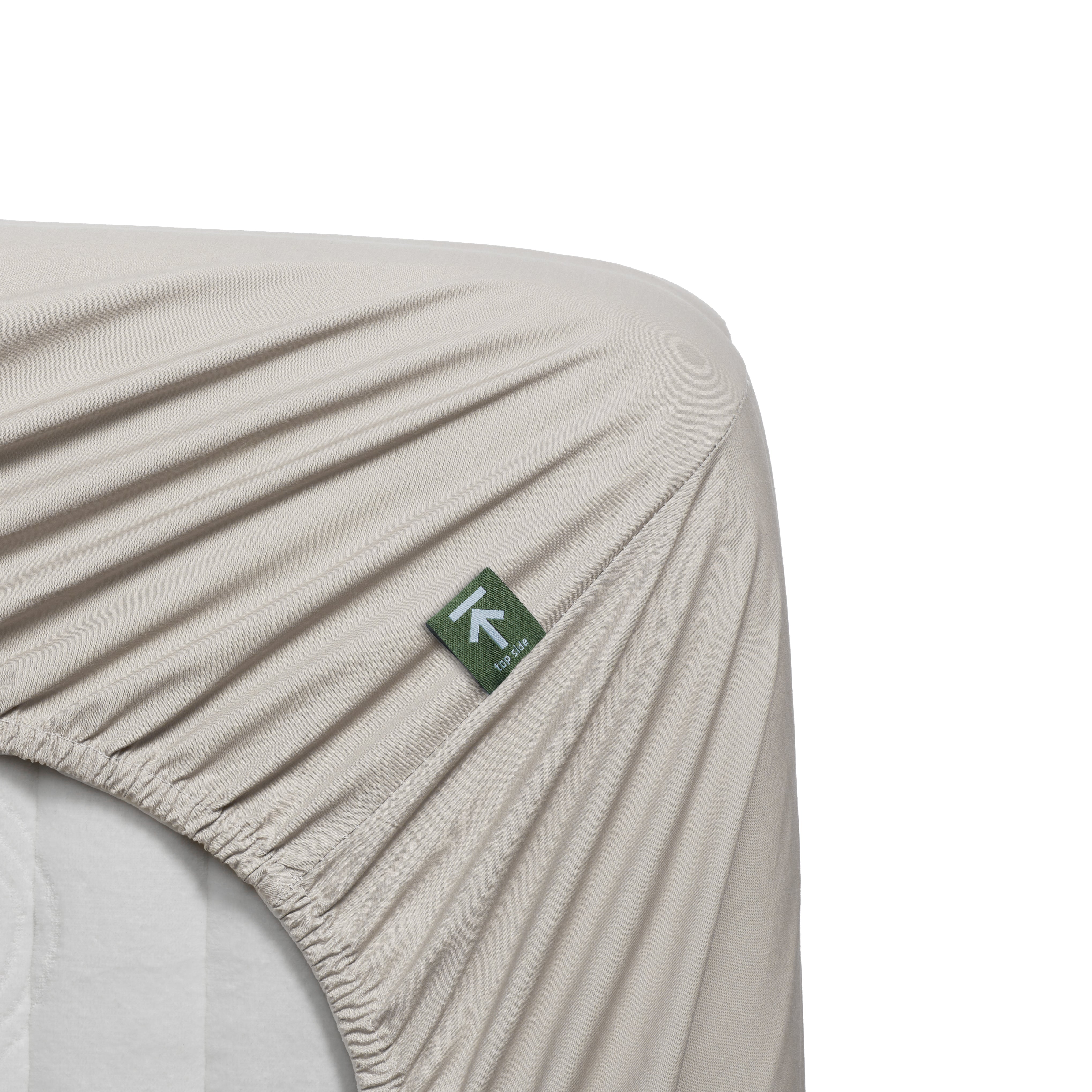 Beddinghouse split topper hoeslaken katoen percale naturel