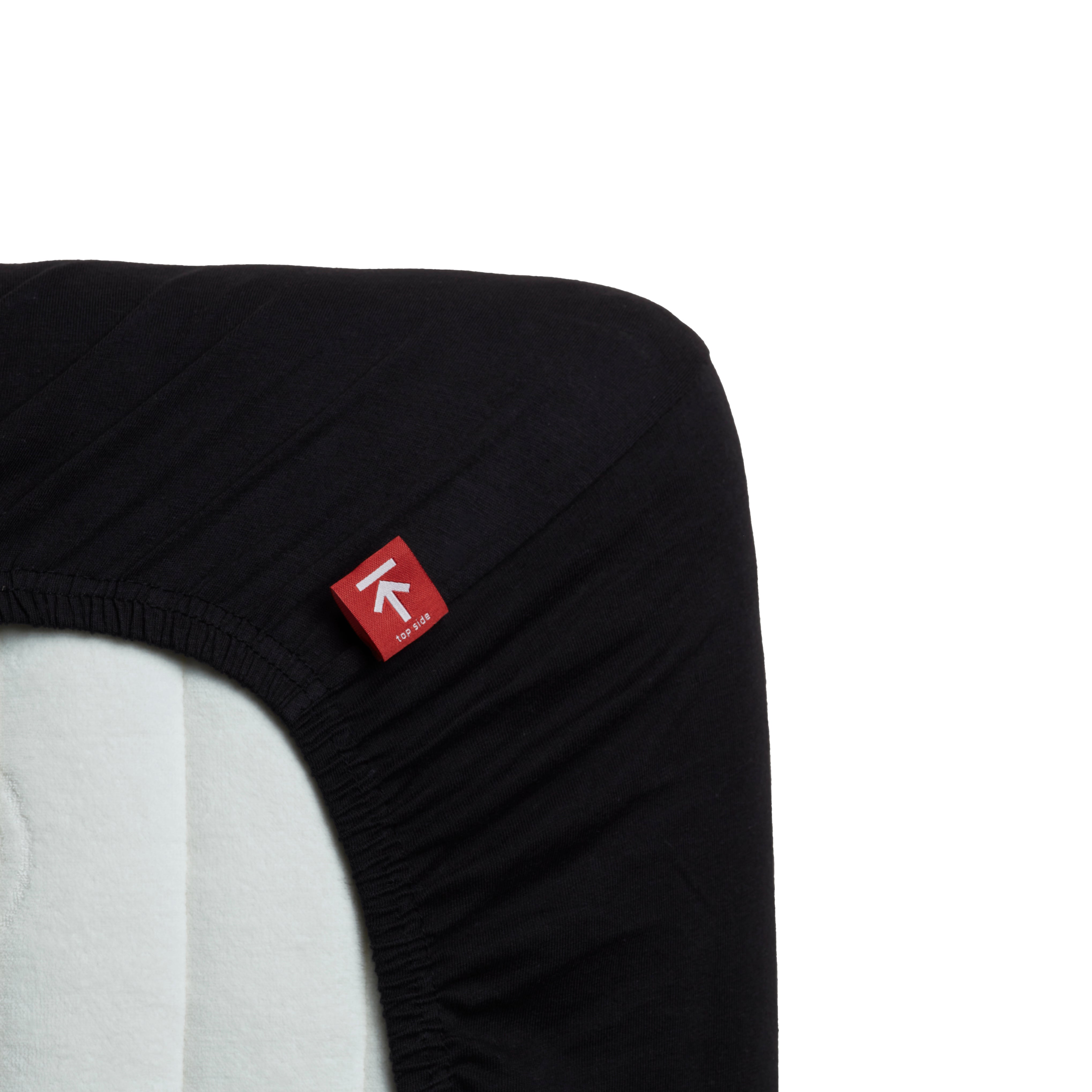 Beddinghouse split topper hoeslaken jersey stretch black