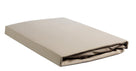 Ambiante topper hoeslaken katoen taupe