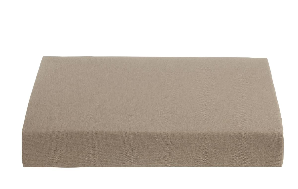 Ambiante Splittopper Hoeslaken Jersey Taupe