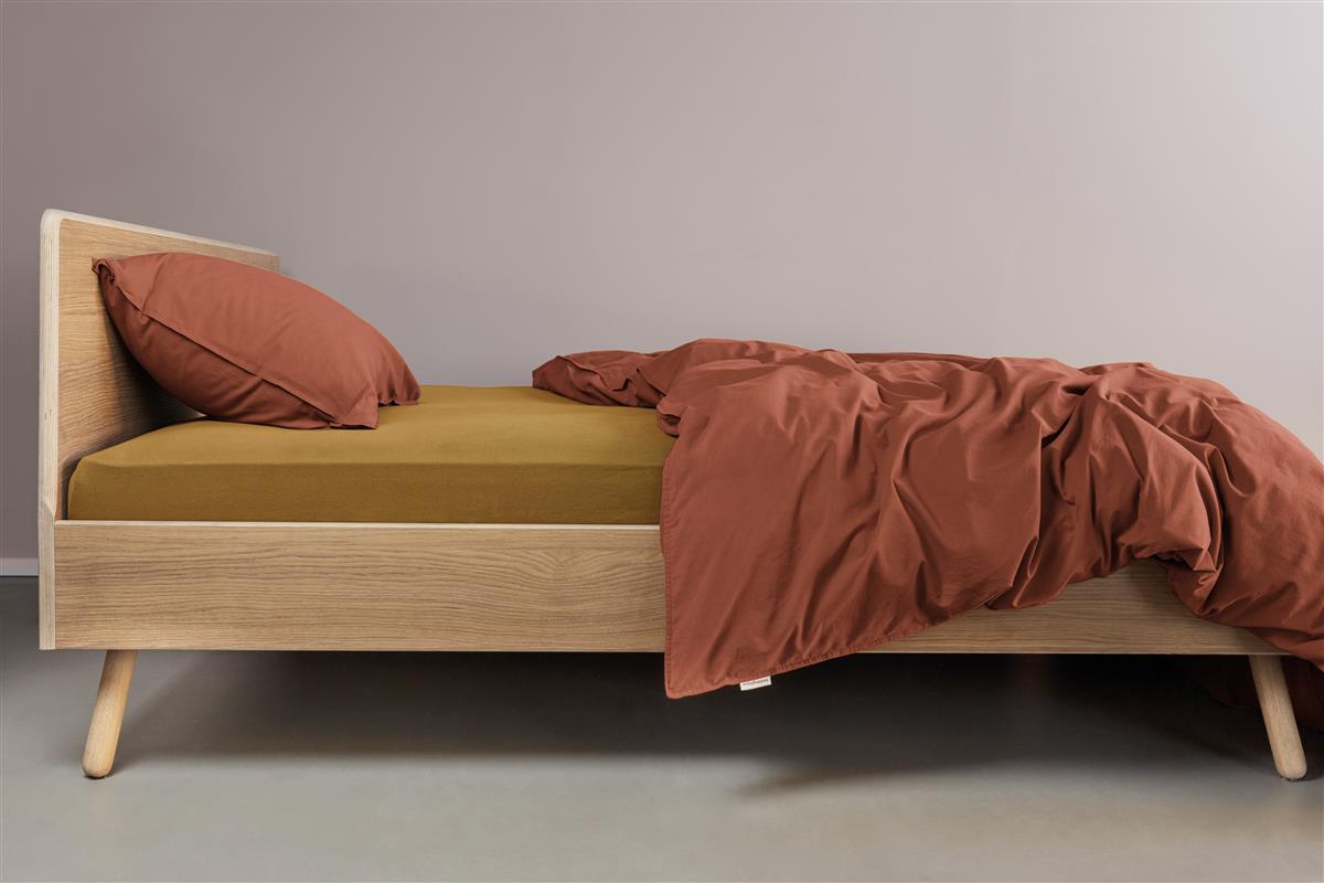 Beddinghouse split topper hoeslaken jersey geel
