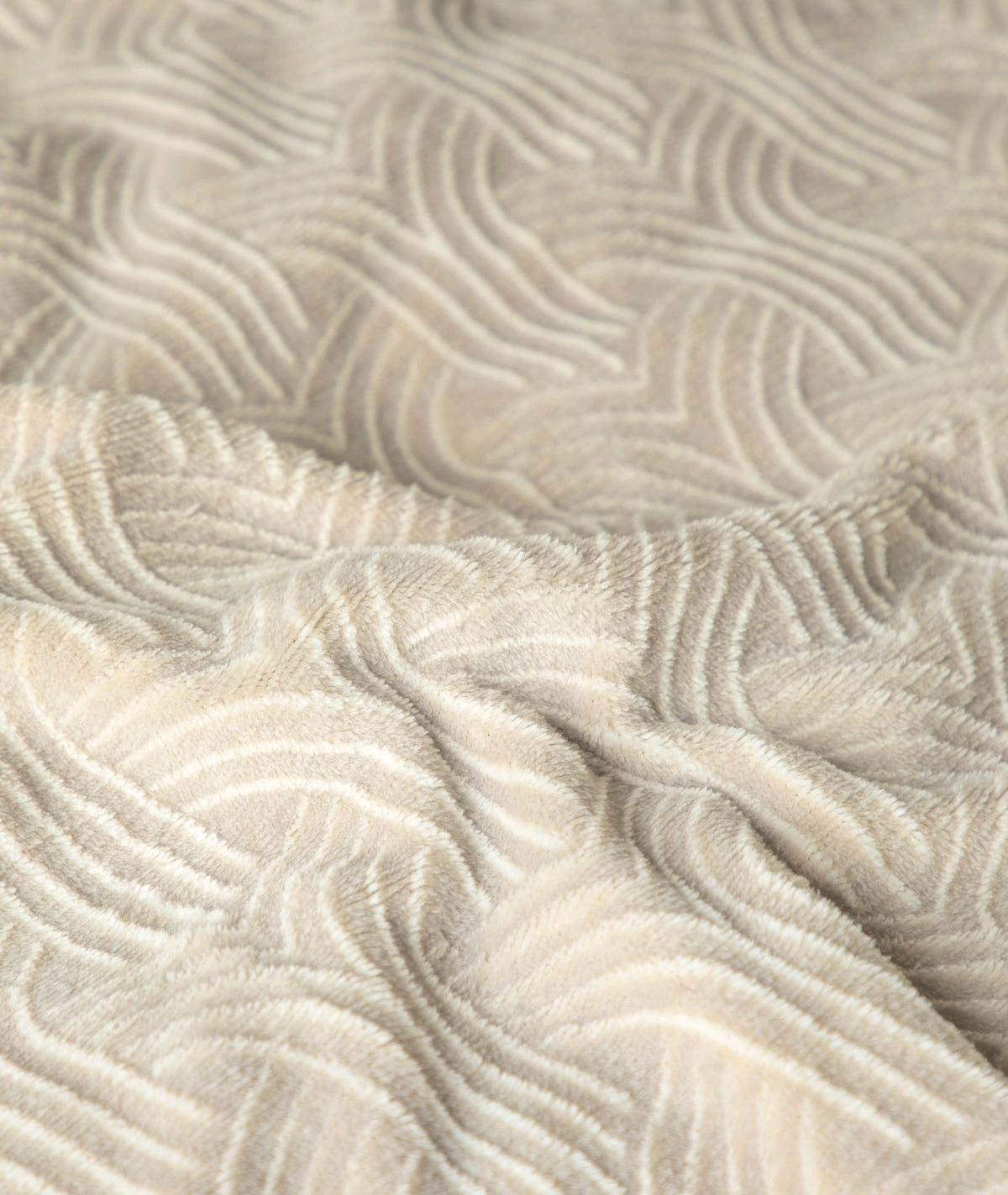 Sleeptime Dekbedovertrek Fleece Art Beige