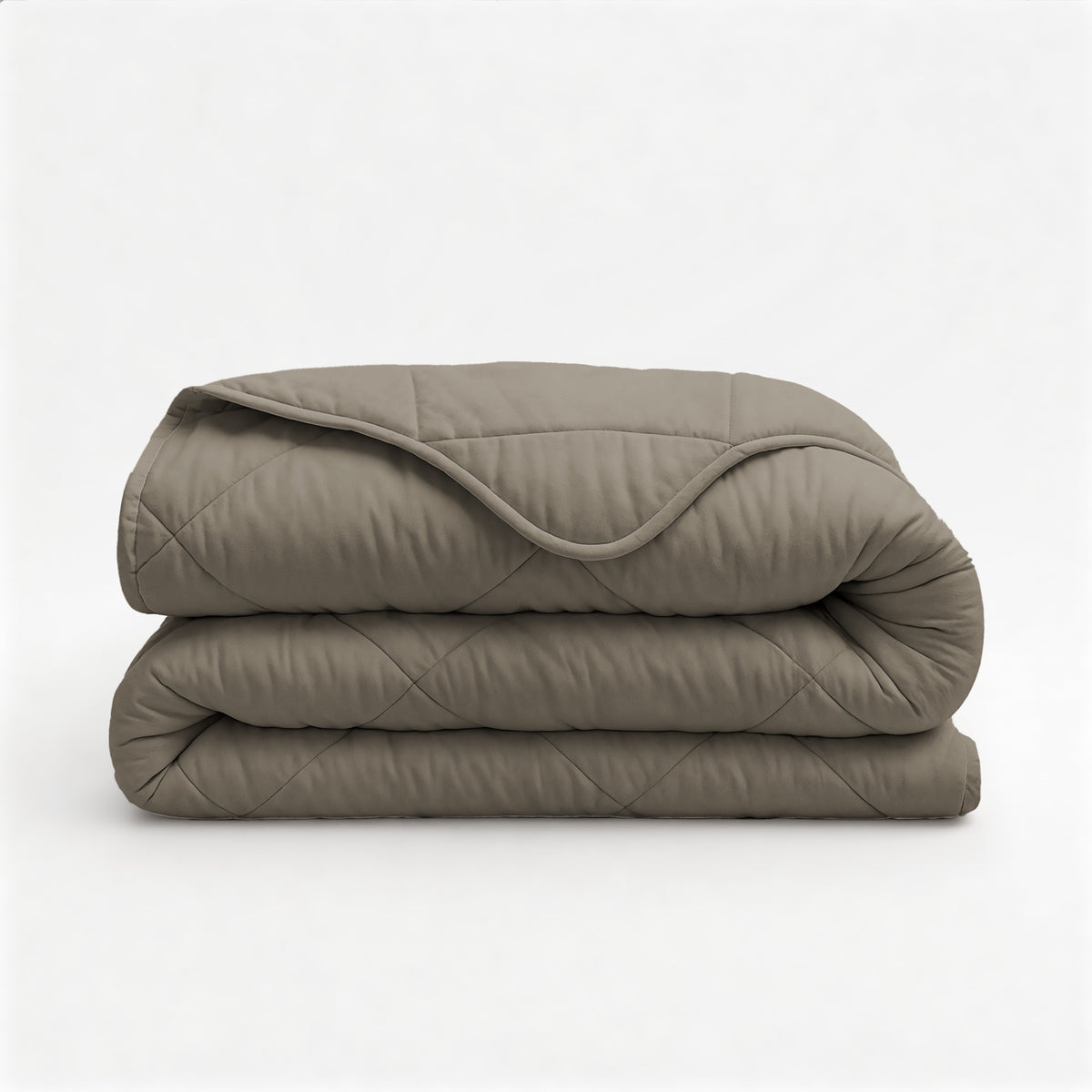 Sleeptime lazy dekbed Uni Taupe/Grijs