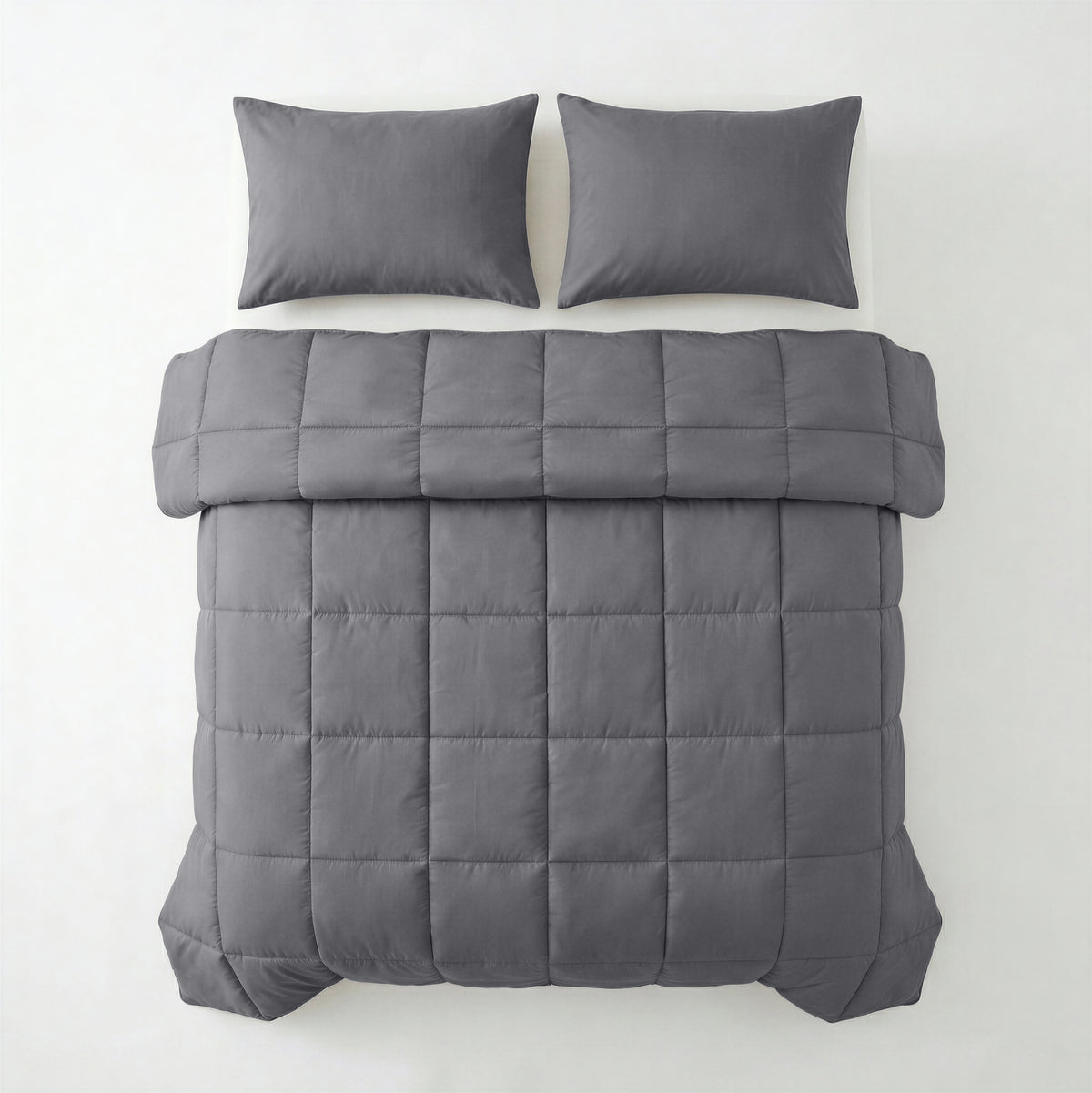 Primaviera Deluxe lazy dekbed percale antraciet