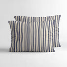 Sleeptime kussenslopen Katoen Stripy Beige/Blauw