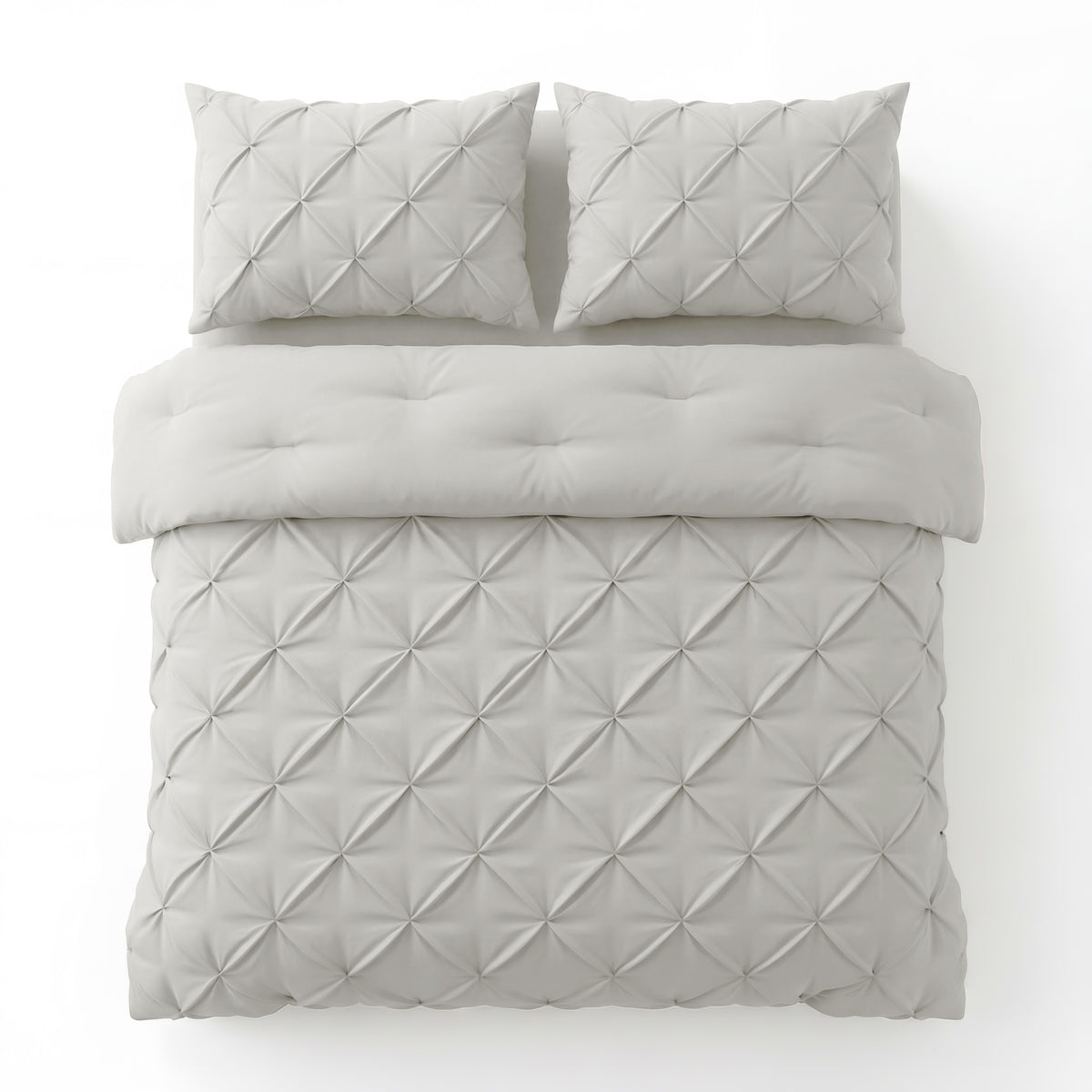 Sleeptime lazy dekbed Pintuck Off White