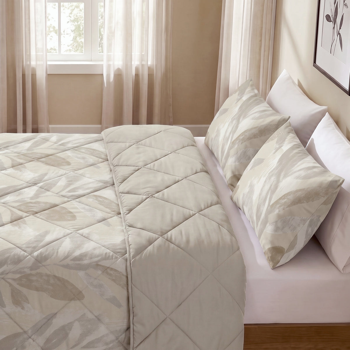 Dreamhouse lazy dekbed Gacho Taupe
