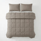 Primaviera Deluxe lazy dekbed percale taupe/bruin