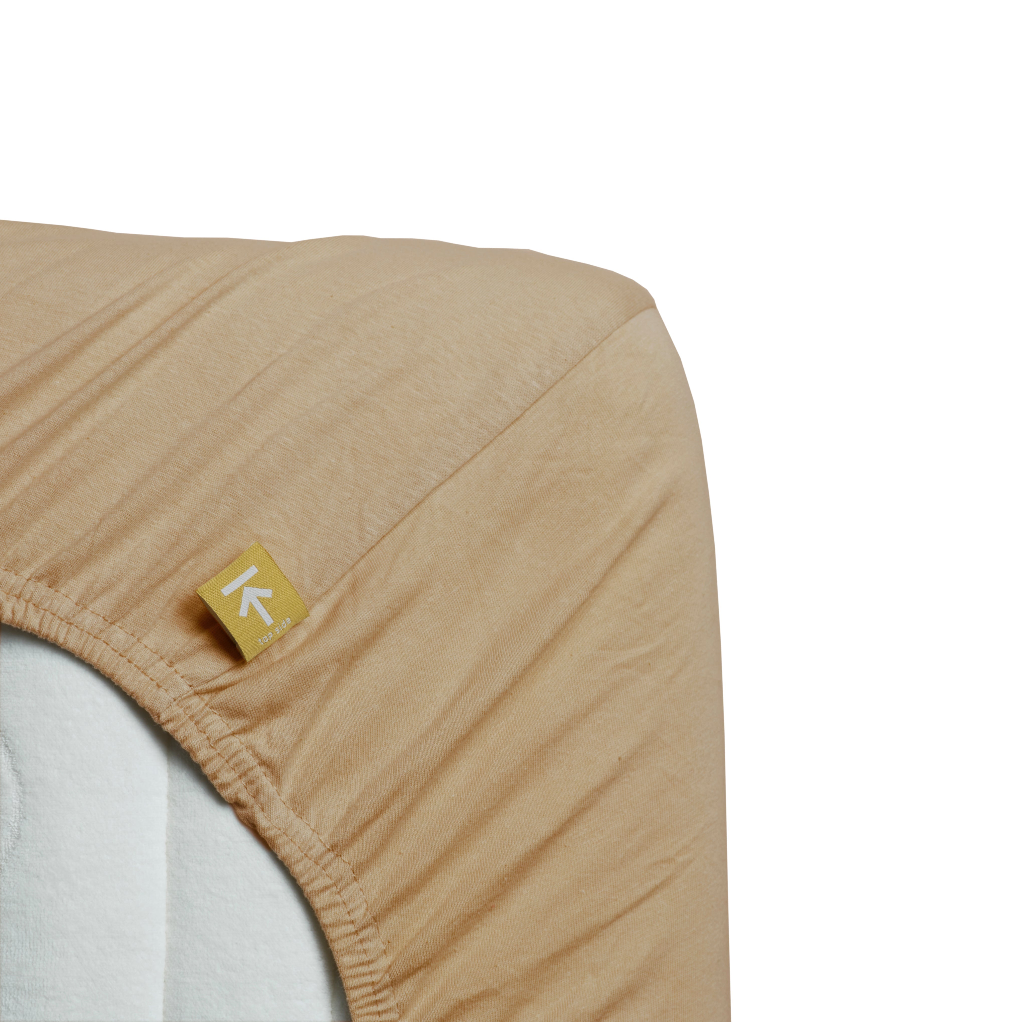 Beddinghouse topper hoeslaken jersey camel