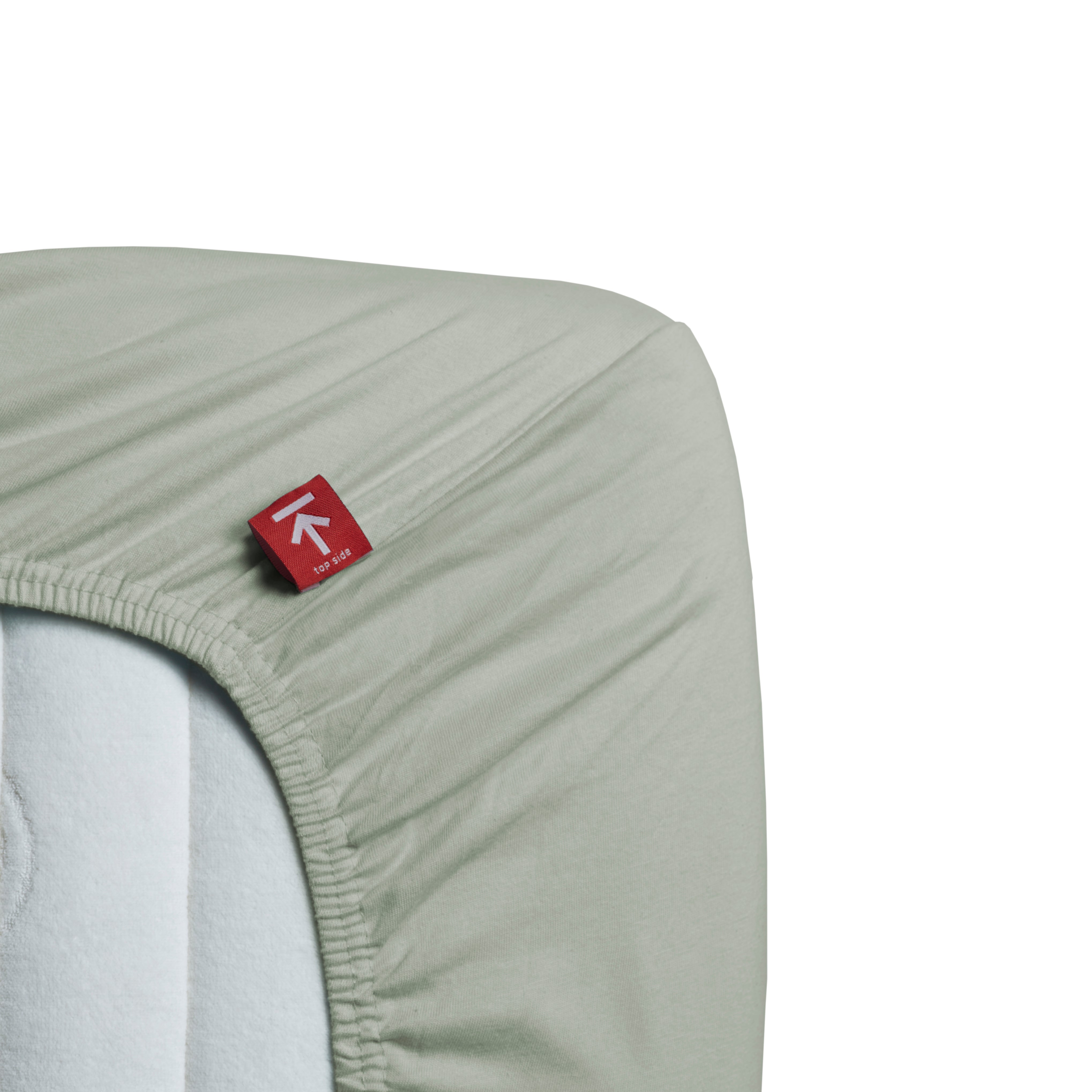 Beddinghouse split topper hoeslaken jersey grijs groen