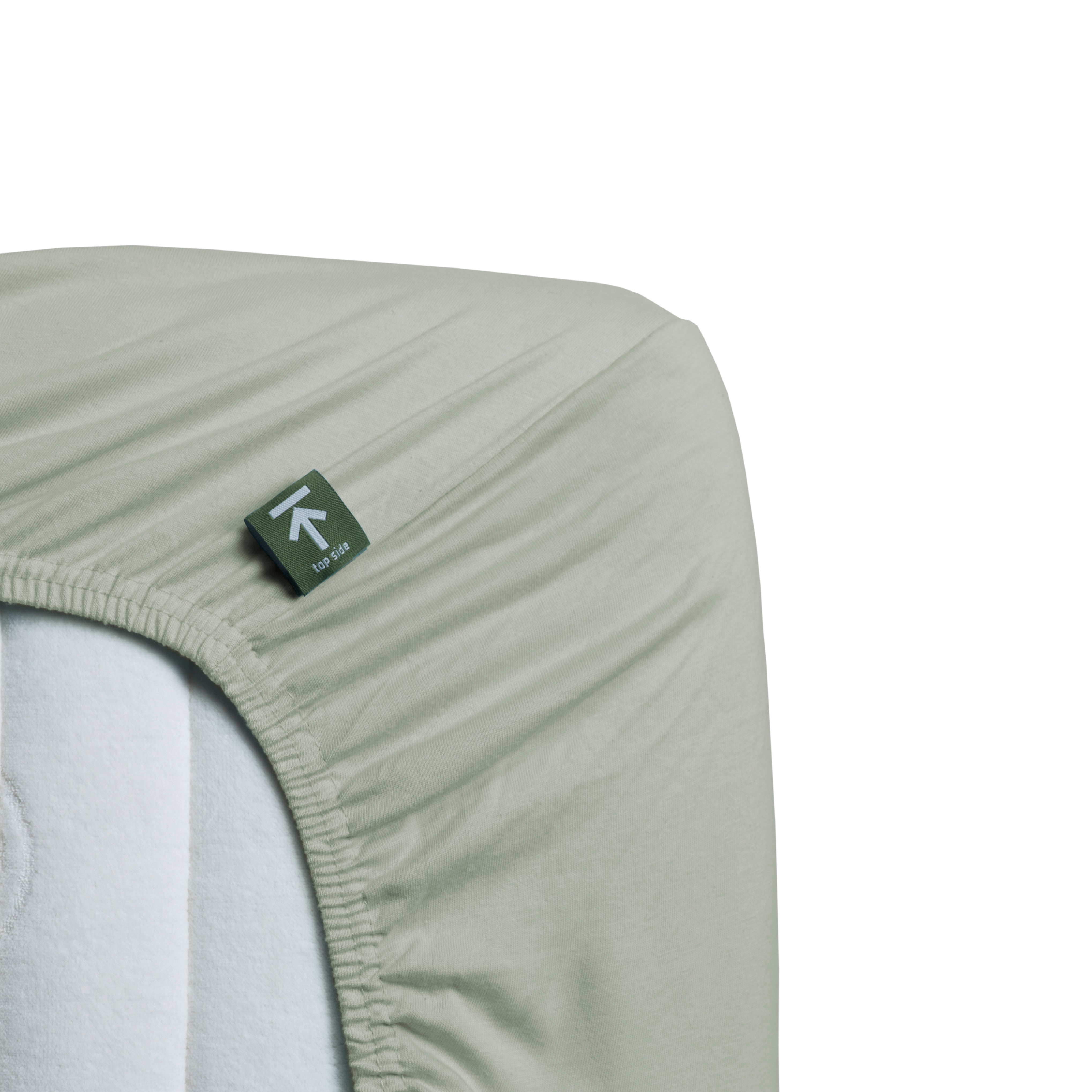 Beddinghouse split topper hoeslaken jersey grijs groen