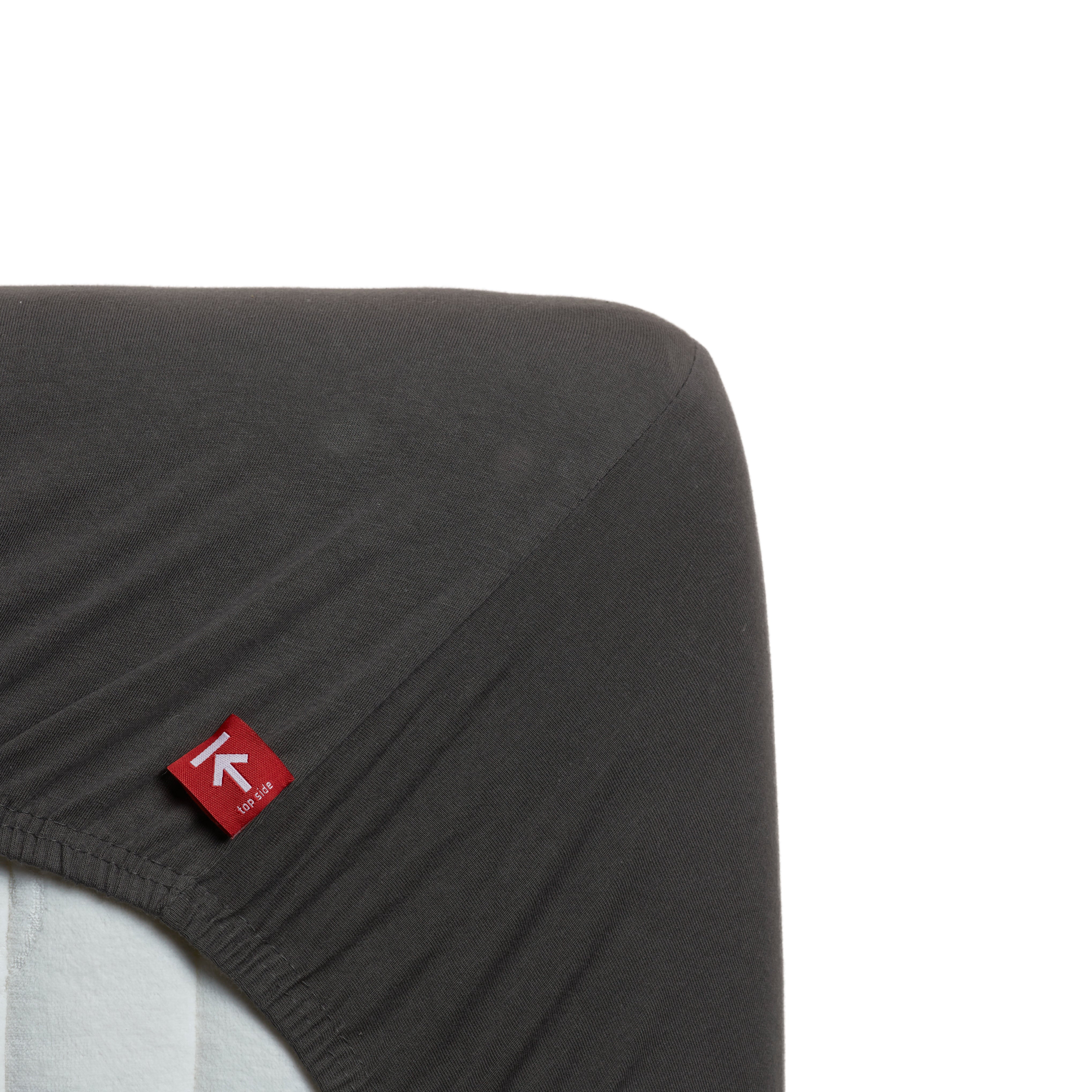 Beddinghouse split topper hoeslaken jersey stretch anthracite