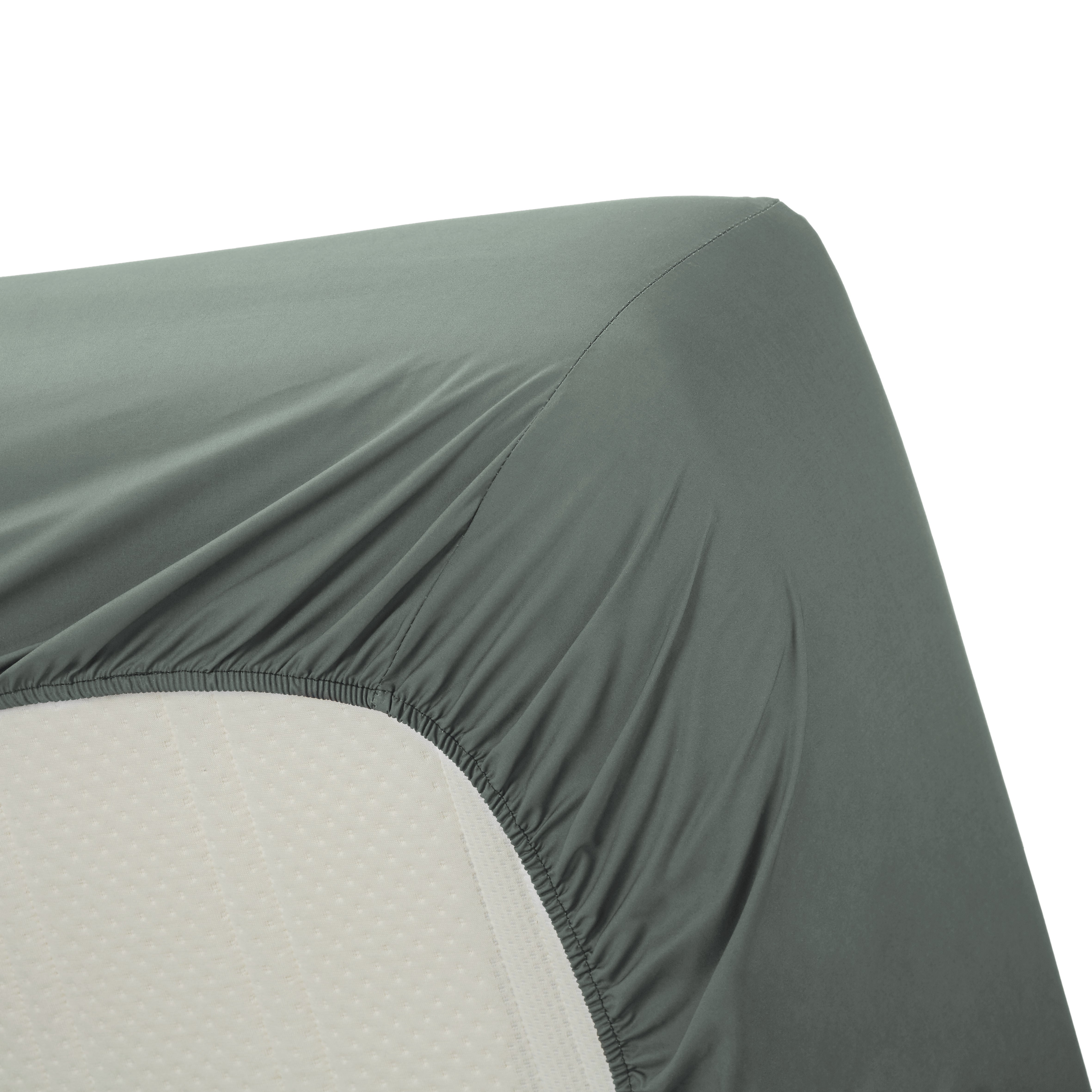 Ambiante Topper Hoeslaken Katoen Groen