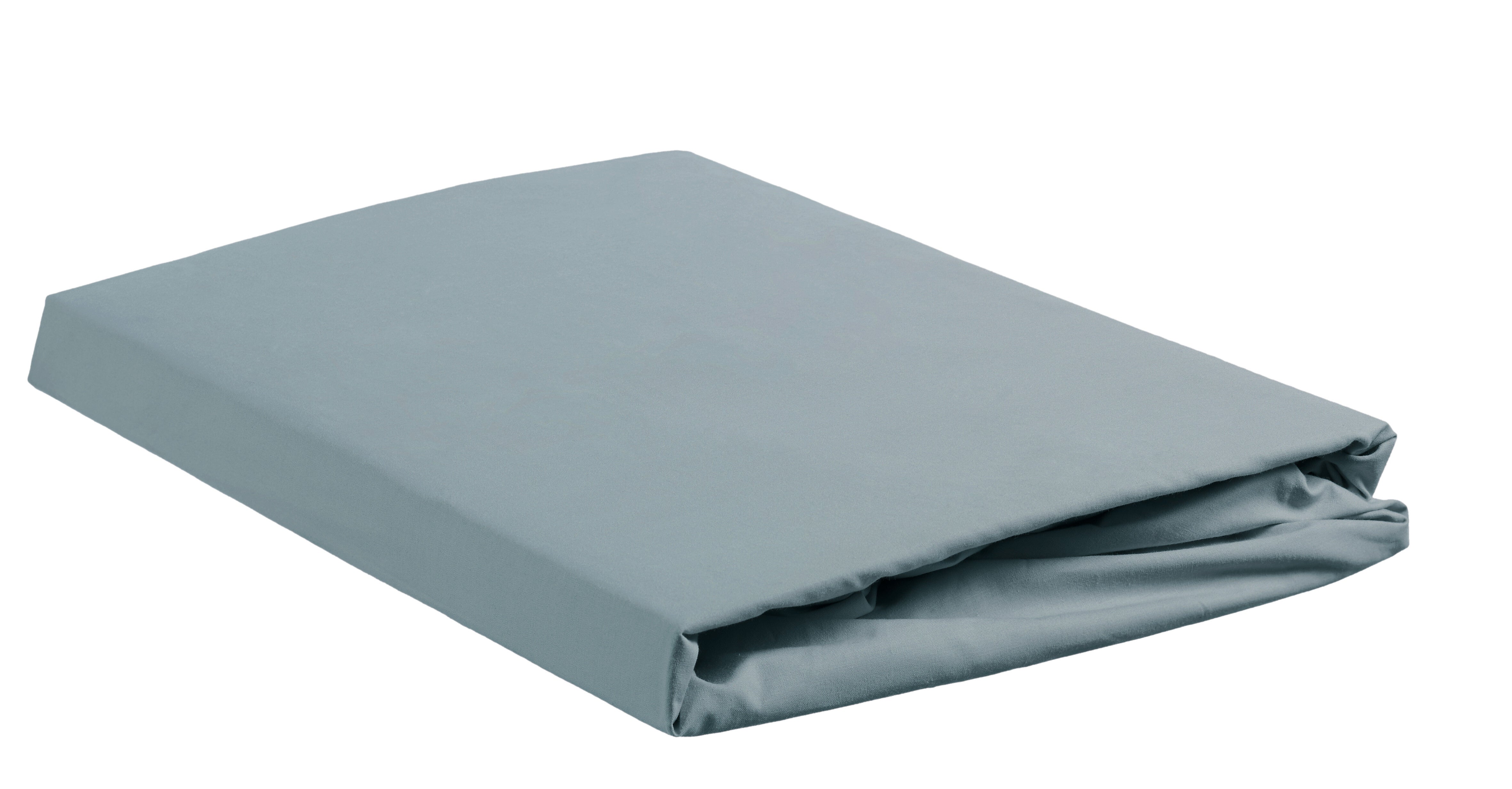 Ambiante Splittopper Hoeslaken Katoen Blauw