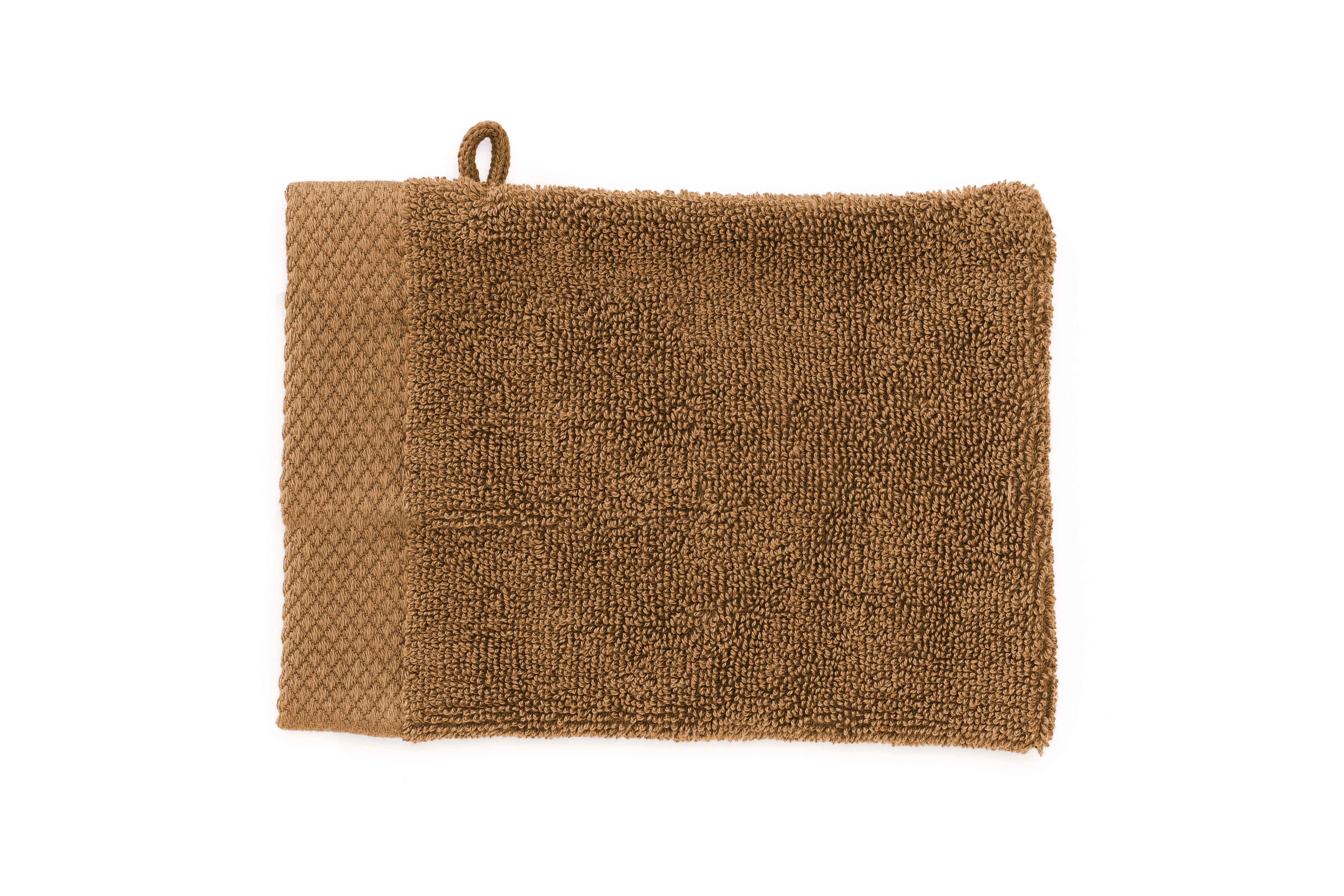 Heckettlane badtextiel Premium Cognac Brown