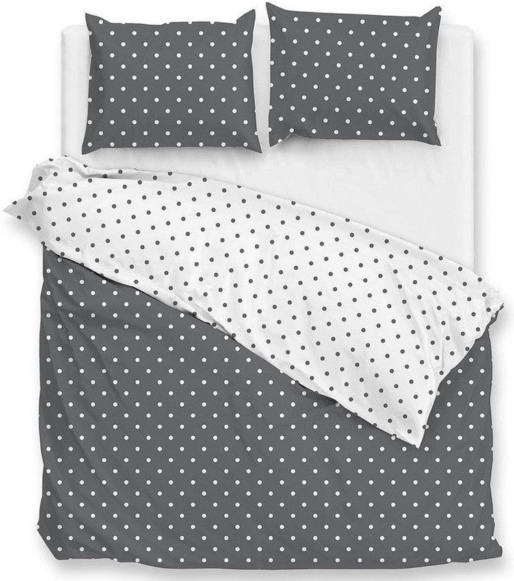 Zo Home Dekbedovertrek Katoen Punta di Cotone Pewter Grey