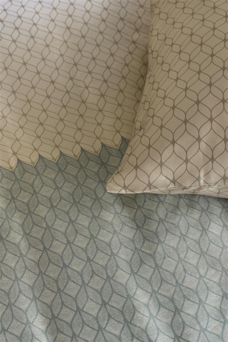 Beddinghouse Dekbedovertrek Tencel Ariel Blauw Groen
