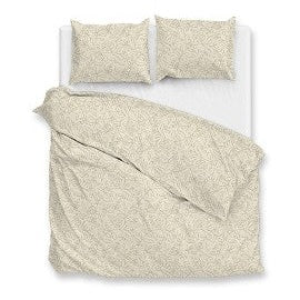 Zo Home Dekbedovertrek Percale Floreala Cool Beige