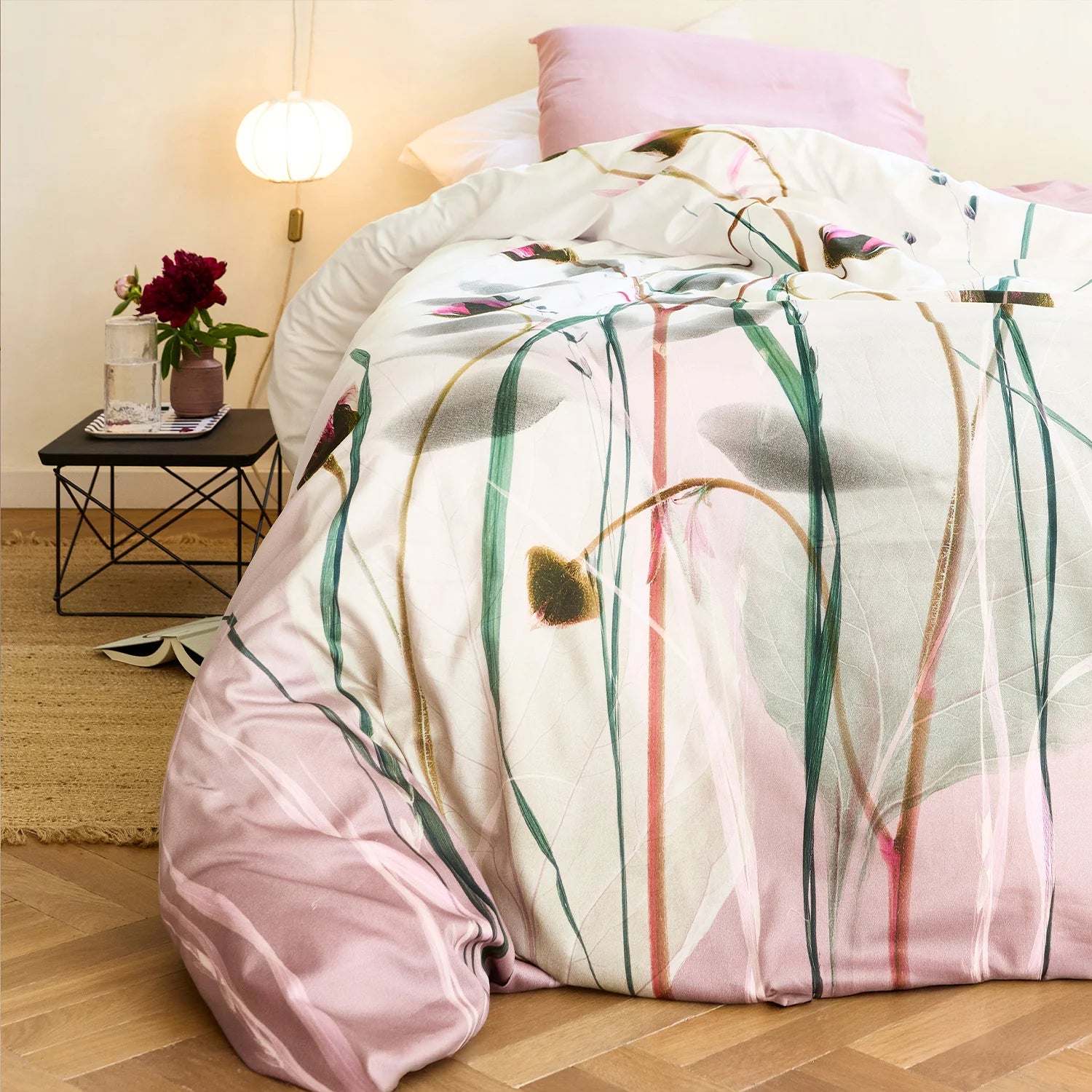 Cinderella Dekbedovertrek Satijn Meadow - Paars