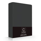 Cascina Colorini hoeslaken hoek 45cm percale, antraciet