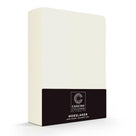 Cascina Colorini hoeslaken hoek 45cm percale, ivoor