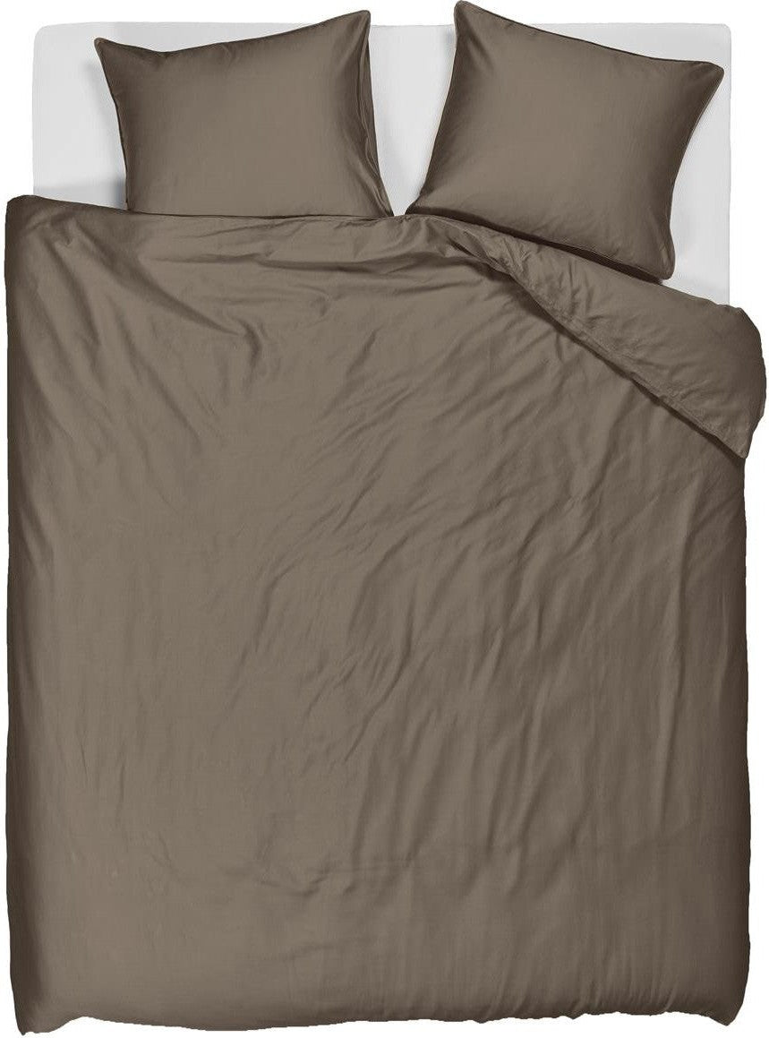 Beddinghouse dekbedovertrek tencel Change taupe