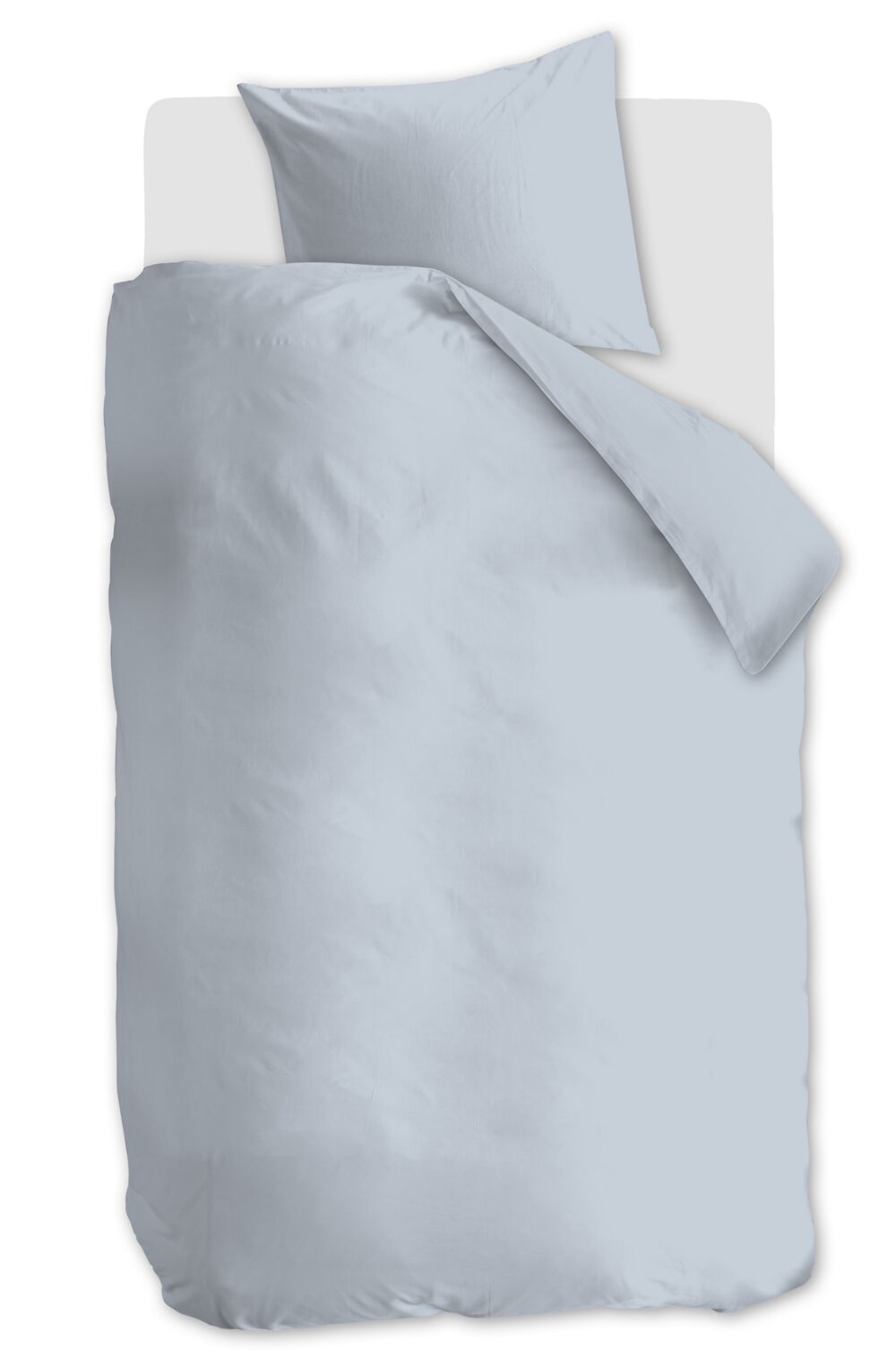 Ambiante Kussenslopen Katoen Cotton Uni Licht blauw (2 stuks)